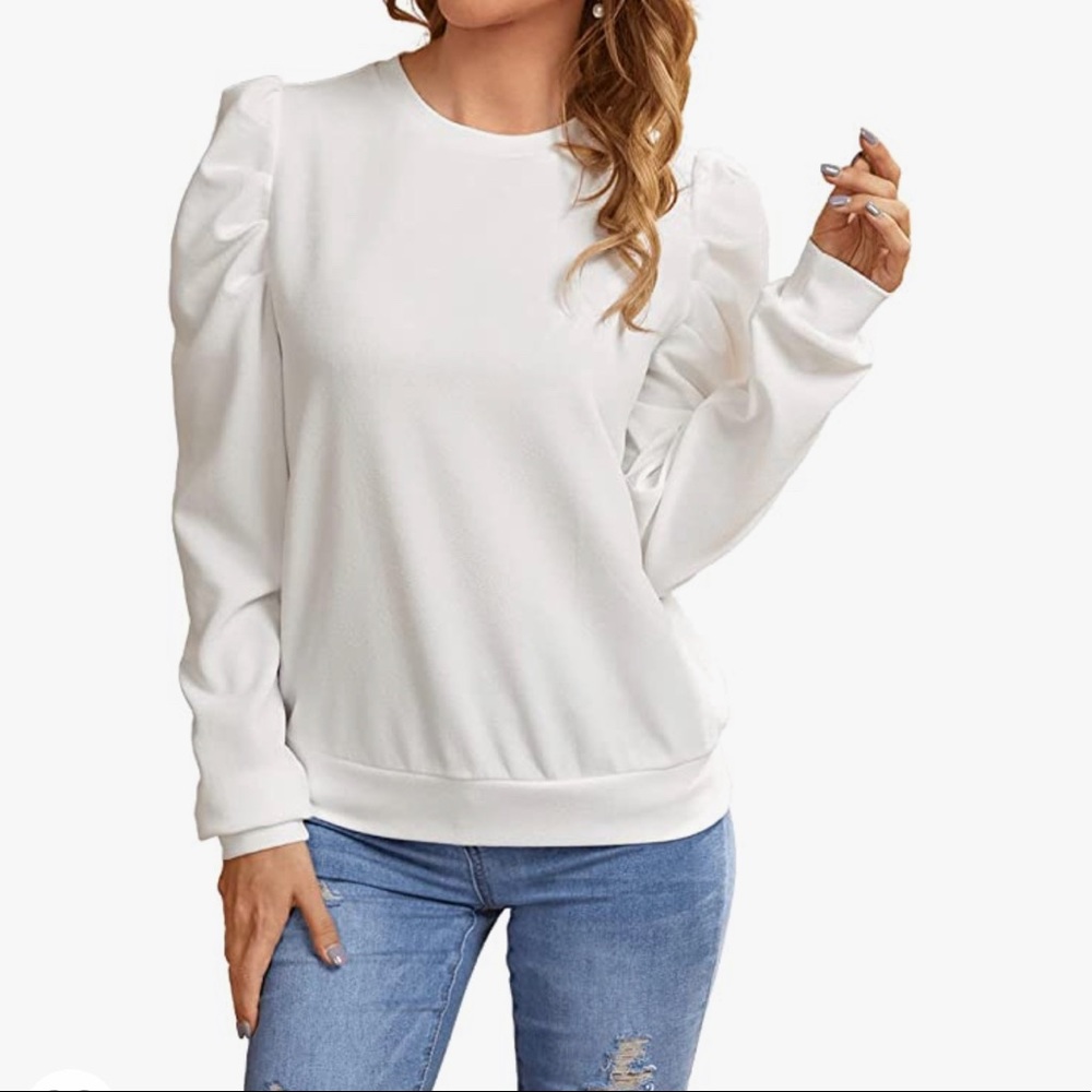 BRAND NEW - Puff Sleeve Swearshirt